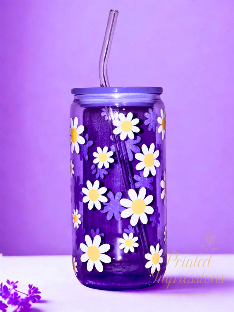 Wrapped Glass Can in Color